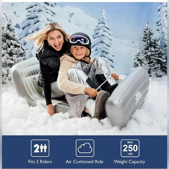 Brand new FUNBOY Inflatable Alpine Mountain Sleigh Still in box - Picture 8 of 9